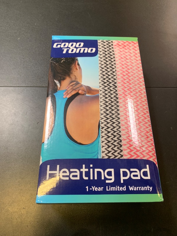 Photo 1 of GOQOTOMO Flower Heating Pad for Back Pain Relief- 12" x 24"12 Heat Levels, 8 Timers Stay on, Machine Washable -F1224