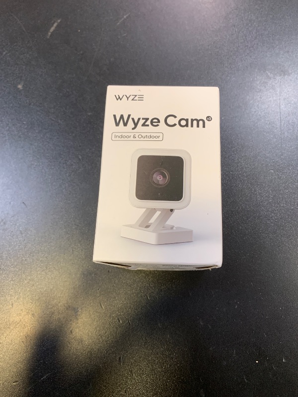 Photo 1 of WYZE Cam v3, 1080P HD WiFi Wired Indoor/Outdoor Home Security Camera, Pet/Baby Monitor, Color Night Vision, 2-Way Audio, MicroSD Card Slot, Compatible with Alexa & Google - White