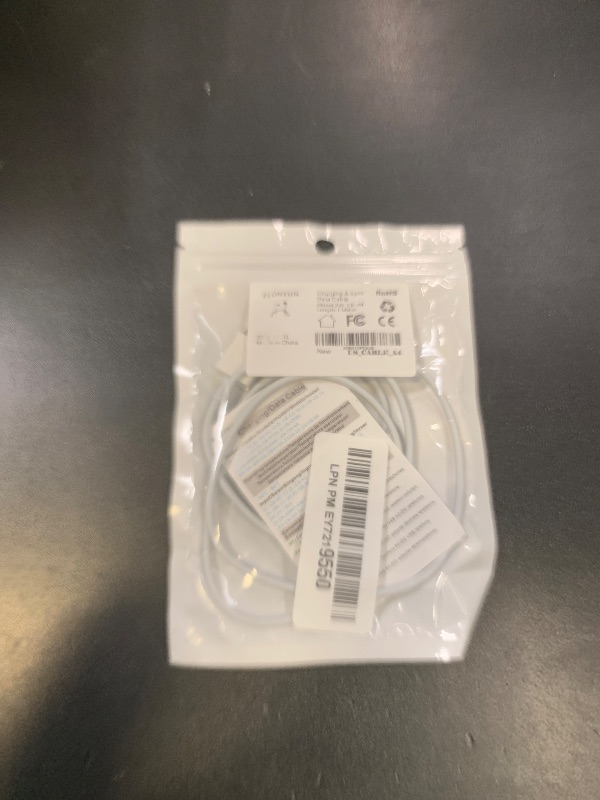 Photo 1 of ZLONXUN Cable Compatible with Charger iPhone 4/4S/3G/3GS,Old iPad 1 2 3,iPod Touch 4 3 2 1 Nano, iPod Classic 3 2 1,(3.3 Feet,White)