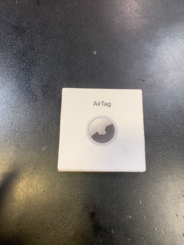Photo 1 of Apple AirTag. Keep Track of and find Your Keys, Wallet, Luggage, Backpack, and More. Simple one-tap Set up with iPhone or iPad