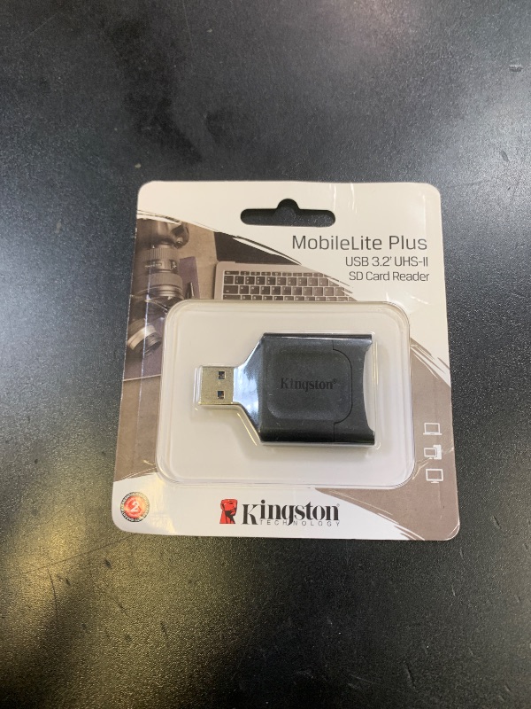 Photo 1 of Kingston MobileLite Plus USB 3.2 SDHC/SDXC UHS-II Card Reader (MLP)