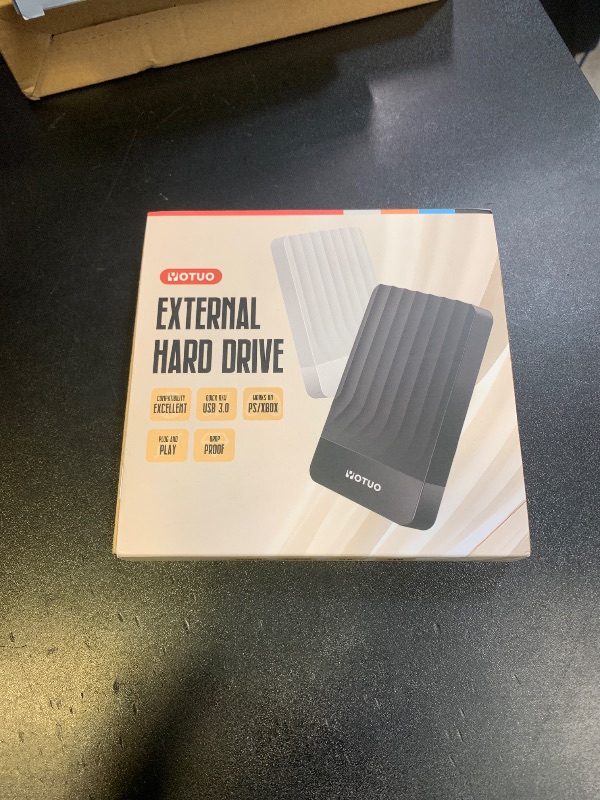 Photo 1 of YOTUO Portable External Hard Drive Storage Expansion Mobile HDD USB 3.0 USB-C for PC, Mac, Desktop, Laptop, PS4, PS5, Xbox One X/S, Xbox 360, Xbox Series X/S, Office & Game (Black, 1TB)