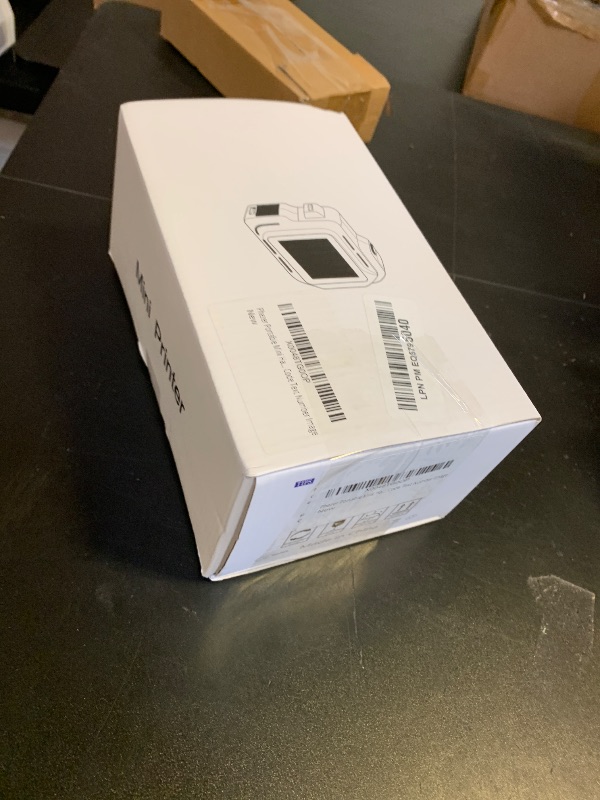 Photo 1 of Phezer Portable Mini Handheld Inkjet Printer PC98 for Flat and Curved Surface, with Touch Screen Quick-Drying Ink Cartridge, 0.5" Print Height for Label Logo Date Code Text Number Image