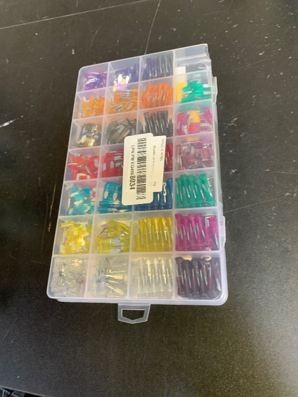 Photo 1 of XJlSGXUSG 350 Pcs Fuses Kit Micro & Mini & Standard,(2A/3A/5A/7.5A/10A/15A/20A/25A/30A/35A/40A) (with Puller Tool) for Car, Marine, Truck, RV Fuse Replacement