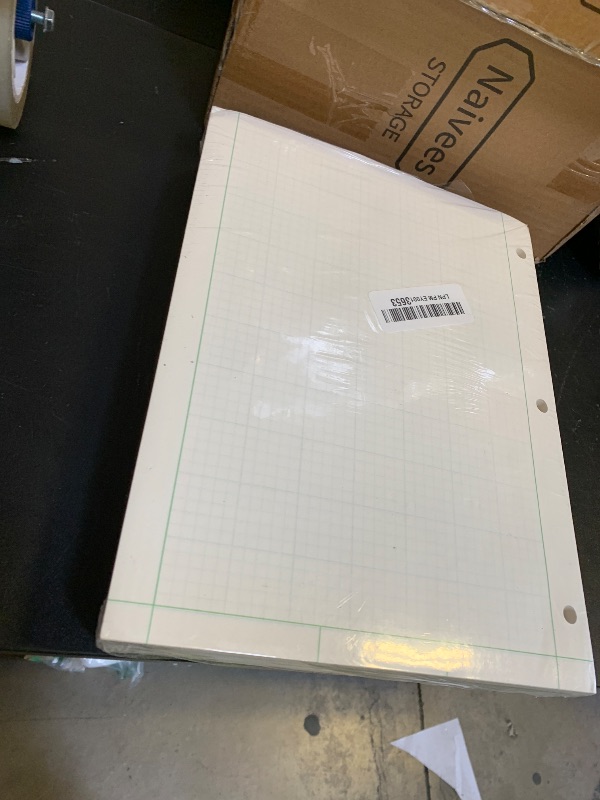 Photo 1 of Zhanmai 5 Pack Engineering Computation Pad 5 Squares Per Inch 8.5" x 11" Engineering Graph Paper Notepad 100 Sheets Per Pad, 3 Hole Punched(Beige, Green)