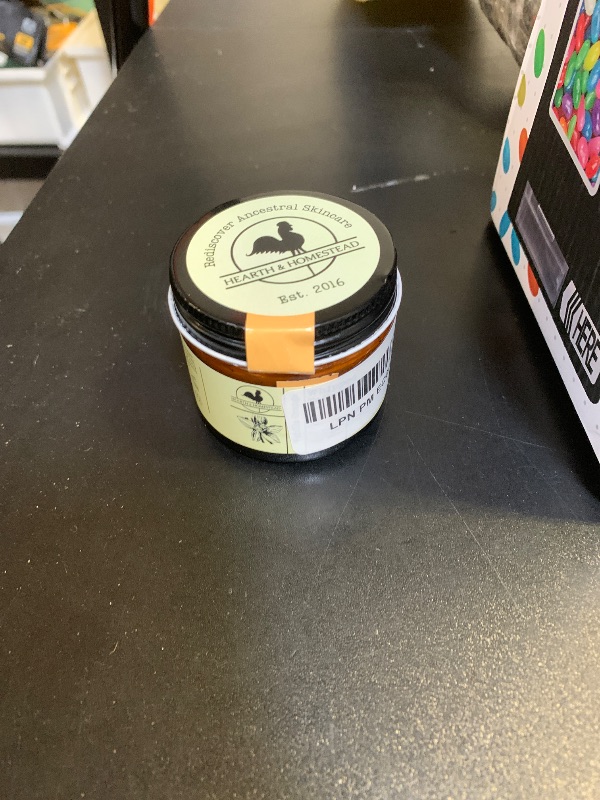 Photo 1 of Handmade Whipped Tallow Balm (Unscented/Herb-Infused) - Organic Body Butter with Infused Olive Oil, for Eczema, Rosacea, Baby - 1.3 o