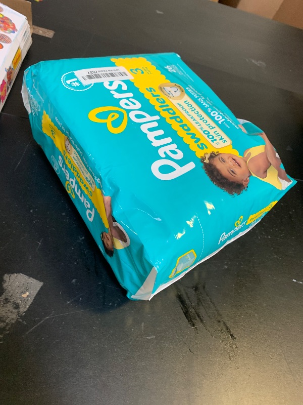 Photo 1 of Pampers Baby Diapers - Swaddlers - Size 3, 26 Count, Ultra Absorbent Disposable Infant Diaper