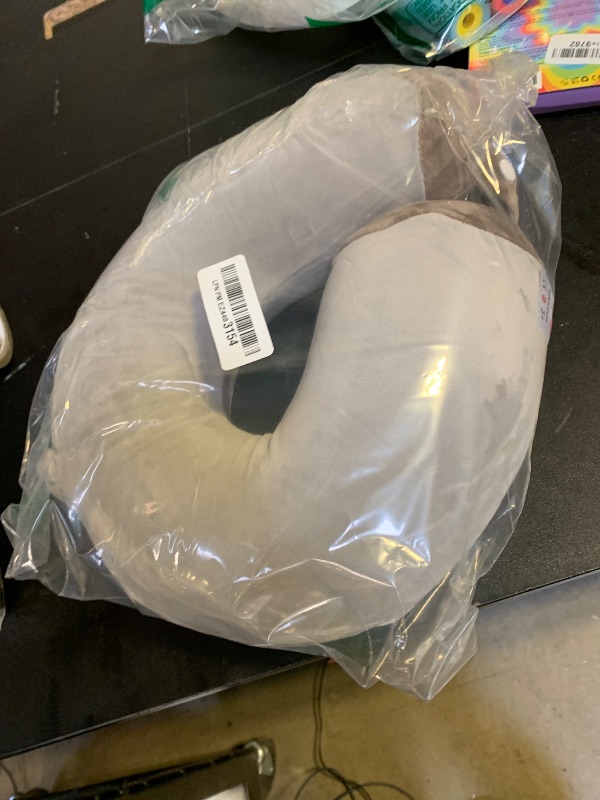 Photo 1 of Niuniu Daddy Travel Neck Pillow - Pure Memory Foam Cervical Support Pillow for Sleeping on Airplane, Car, Train for Long Trips - Sloth Design for Kids Age 8+, Teens, Adults, Boys, Girls