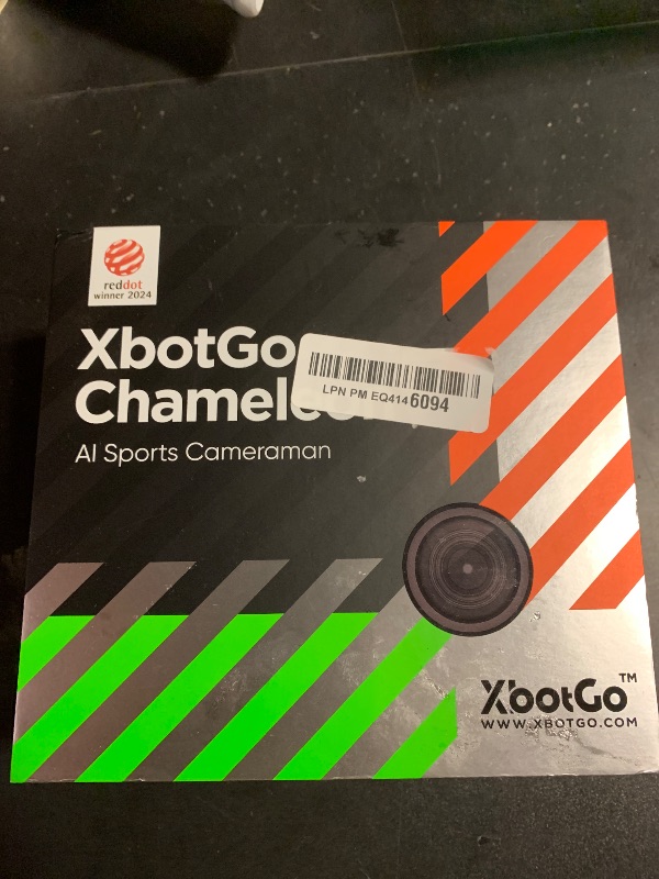 Photo 1 of XbotGo Chameleon AI Auto Sports Action Camera - 4K 60FPS Soccer Camera and Basketball Tracking Camera for Team Sports, Live Streaming, No Subscription, Works with iOS & Android (Lemon Green)