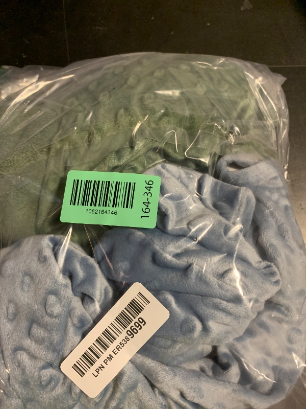 Photo 1 of Fleece Newborn Sleep Sack Baby Swaddle,3-Way Adjustable Wearable Blanket,2 Pack Fleece Swaddling Sleeping Bag TOG 2.0? (Blue&Green, 3-6 Months)