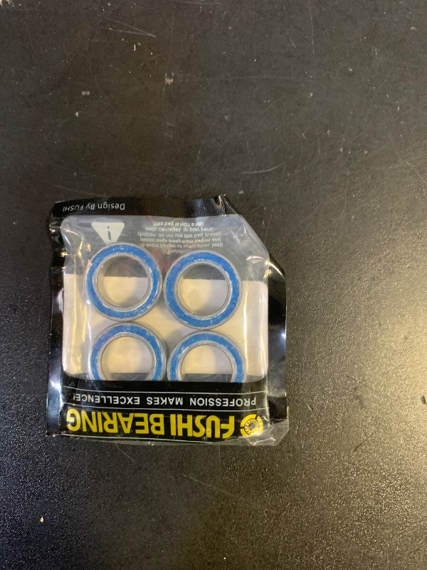 Photo 1 of 3802 VRS MAX Cartridge Bearings, Size 15x24x7mm Chrome Steel Black Sealed with Grease, 3802LLU Cart Double Row Bearing for Hubs Pivot, (Pick of 4Pcs)