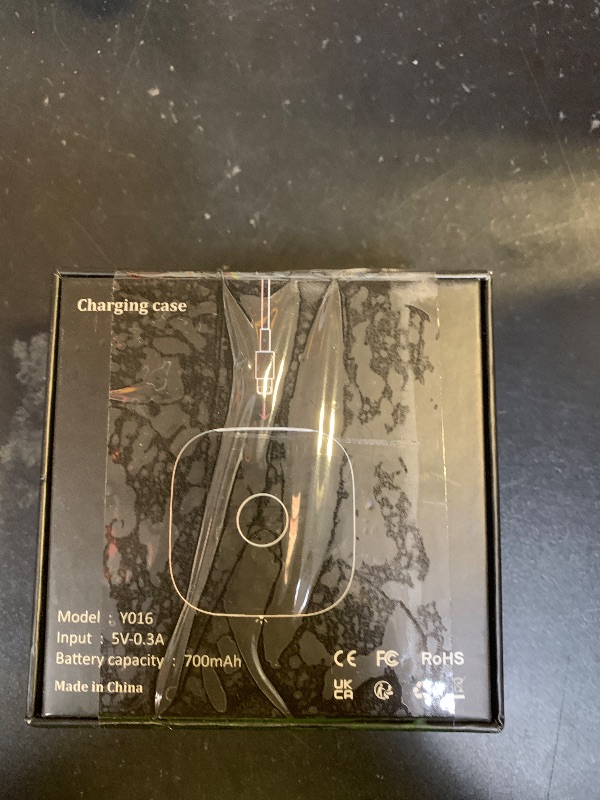 Photo 1 of Jinstyles Charging Case Replacement Compatible for Powerbeats Pro Charger with Bluetooth Pairing Sync Button, 700mAh Built-in Battery (Not Include Powerbeats Pro) Black