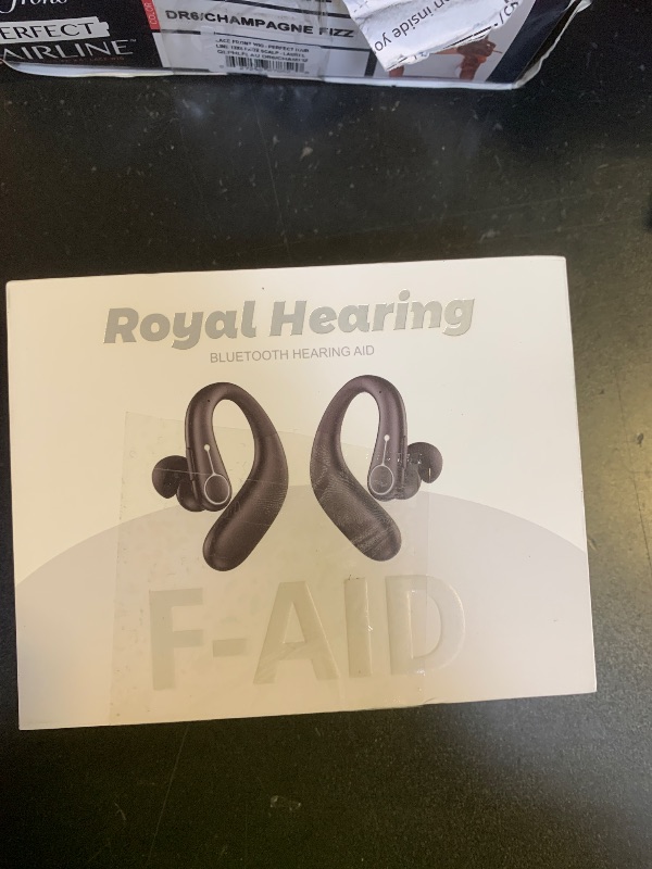 Photo 1 of Hearing Aids, OTC Hearing Aids for Seniors with Bluetooth, Hearing Aid Rechargeable with Noise Cancellation, Hearing Amplifier for Moderate Hearing Loss (Black)