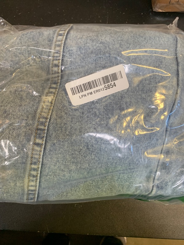 Photo 1 of LifeShe Women's long oversized denim jacket boyfriend ripped distressed jean jackets coat