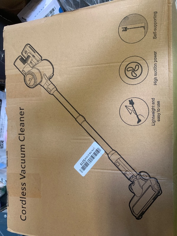 Photo 1 of MIUZZY 48Kpa Cordless Vacuum Cleaner, 60 Mins Max Runtime, 4000mAh Large Batteries, Anti Hair Wrap Stick Vacuum, Vacuum Cleaners for Home, Pet Hair, Hard Floors and Carpets, Cars