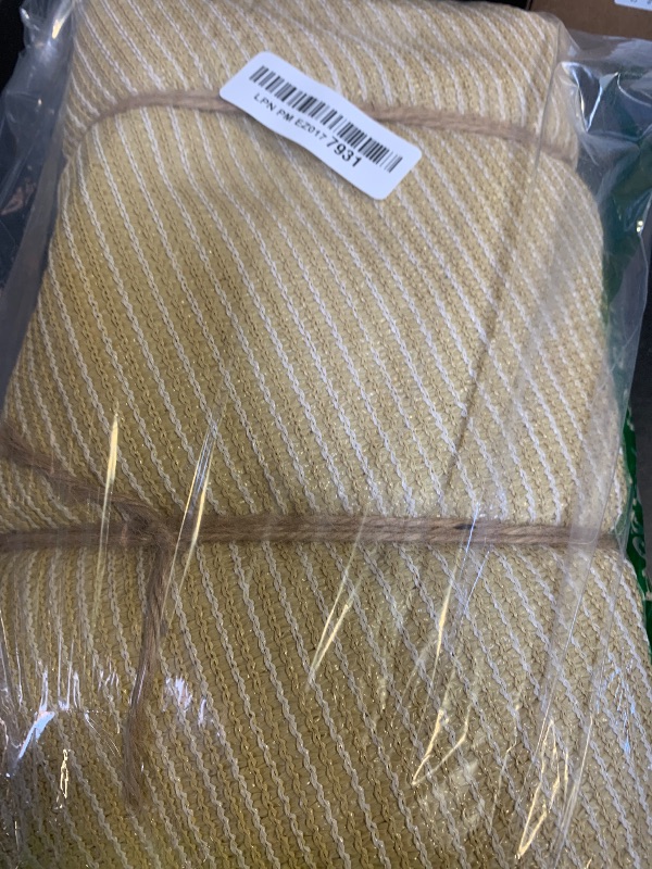 Photo 1 of Amgo 10' x 10' x 10' Sand Beige Triangle Sun Shade Sail Outdoor Canopy Awning UPF50+ AGTAPT10, 95% UV Blockage, Water & Air Permeable, Commercial Standard Heavy Duty (We Make Custom Size)
