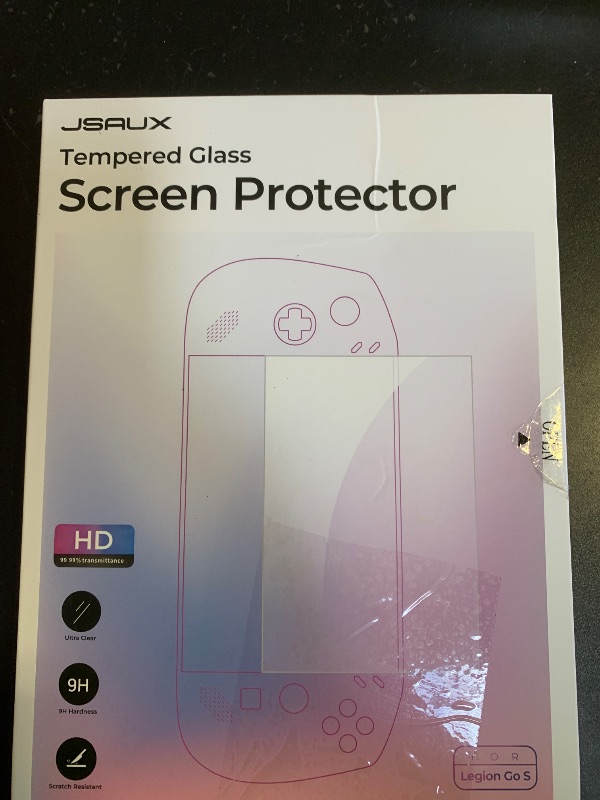 Photo 1 of JSAUX 2-Pack Screen Protector for Legion Go S 8" Handheld 2025, Easy to Install with Guiding Frame, 8 inch Full Coverage, Anti-Scratch Ultra HD Tempered Glass Protector Accessories