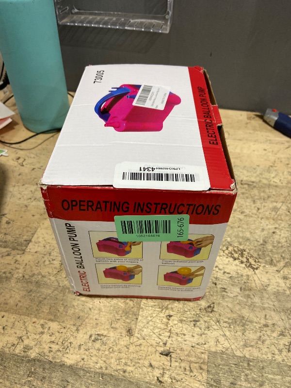 Photo 1 of ***MISSING ATTACHMENT PIECES*** IDAODAN Electric Balloon Pump, Portable Electric Balloon Blower Machine Balloon Air Pump Dual Nozzle110V 600W Balloon Inflator for Party Decorations?Big Red?