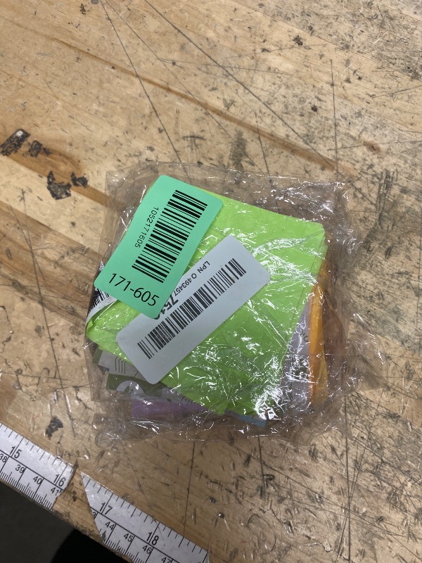 Photo 1 of (18 Pads) Lined Sticky Notes 3x3 in Bright Ruled Post Stickies Colorful Super Sticking Power Memo Pads