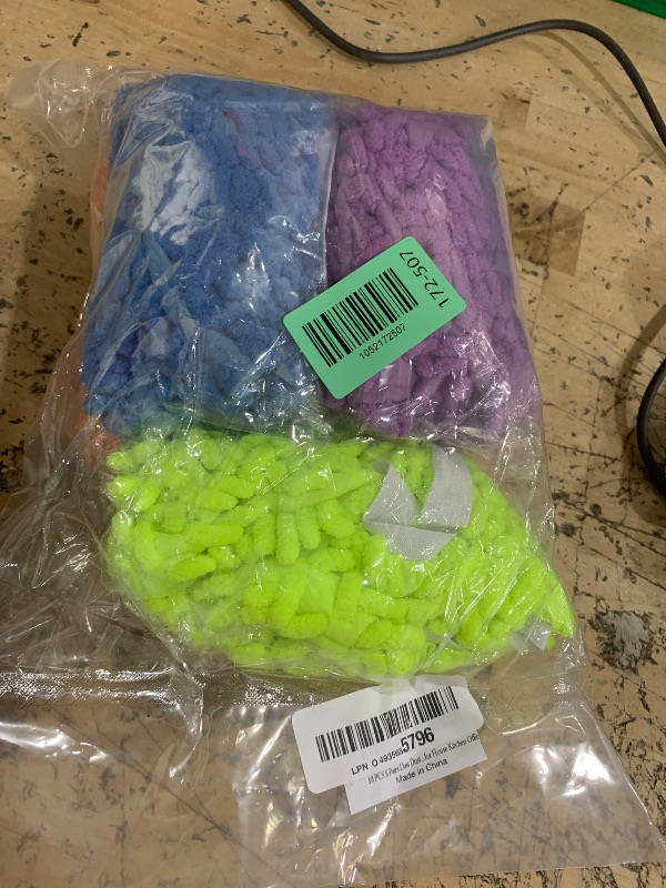 Photo 1 of 10 PCS 5 Pairs Dust Duster Mop Slippers Shoes Cover, Multi Function Washable Microfiber Foot Socks Floor Cleaning Shoes Cover for House Kitchen Office