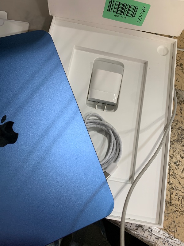 Photo 1 of **PASSCODE LOCKED FROM PREV OWNER CANNOT UNLOCK** Apple iPad 11-inch: A16 chip, 11-inch Model, Liquid Retina Display, 128GB, Wi-Fi 6, 12MP Front/12MP Back Camera, Touch ID, All-Day Battery Life — Blue