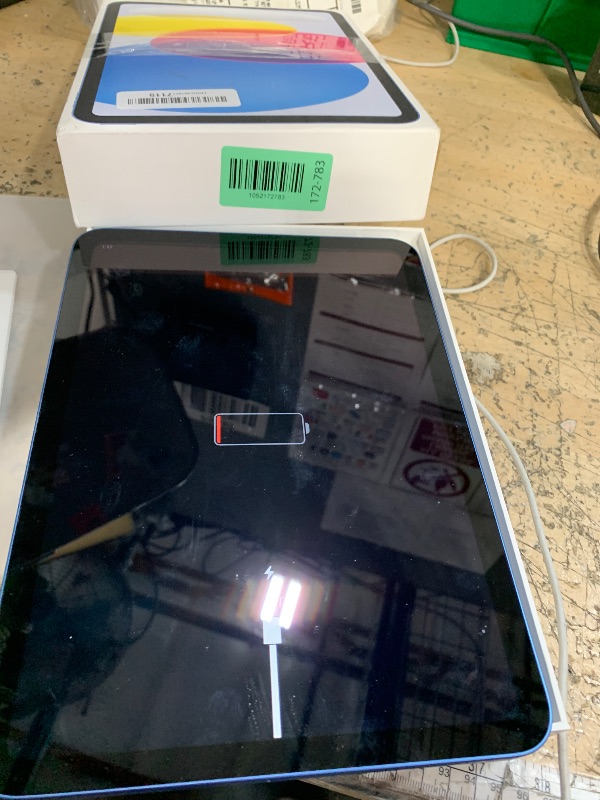 Photo 1 of **PASSCODE LOCKED FROM PREV OWNER CANNOT UNLOCK** Apple iPad 11-inch: A16 chip, 11-inch Model, Liquid Retina Display, 128GB, Wi-Fi 6, 12MP Front/12MP Back Camera, Touch ID, All-Day Battery Life — Blue