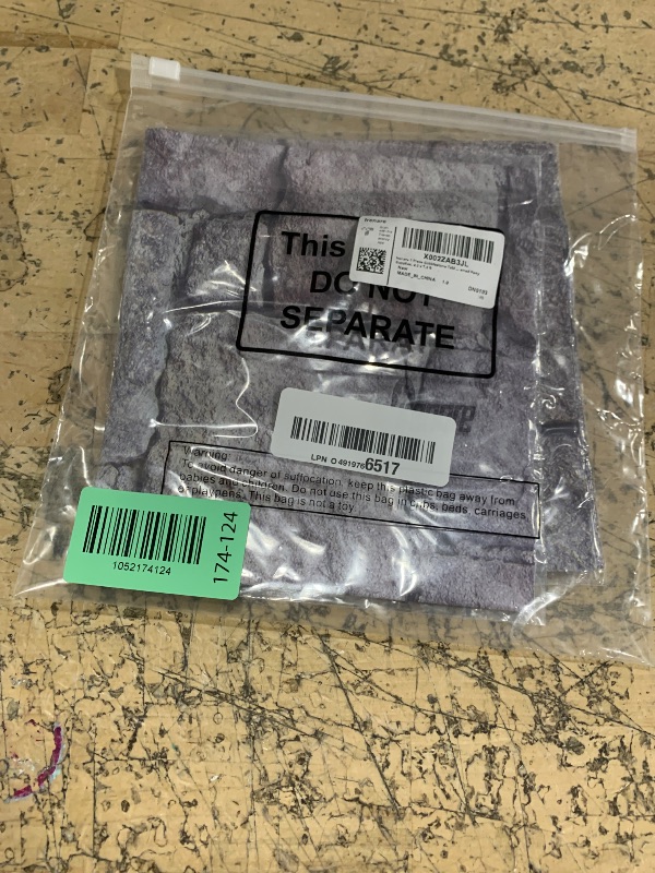 Photo 1 of 1 Pack Cobblestone Tablecloth Stone Printed Table Cover Medieval Table Decoration Plastic Tablecloth Stone Brick Tablecovers for Medieval Castle Knight Themed Party Supplies, 4.3 x 7.2 Feet