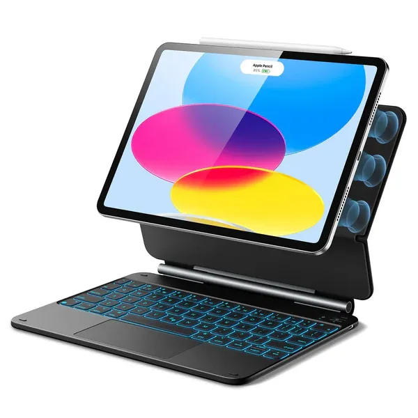 Photo 1 of ***PACKAGIG BOX IS INCORRECT*** iPad 11" (A16, 2025) Rebound Magnetic Keyboard Case - US Layout-Black