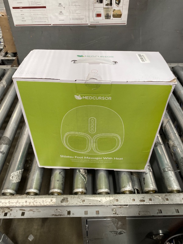 Photo 1 of ***FOR PARTS ONLY***
Medcursor Foot Massager with Heat - Shiatsu Feet Massage Machine Delivers Relief for Tired Muscles & Plantar, Deep Kneading Therapy, Multi-Level Settings for Home, Office Use, Size up to 13"