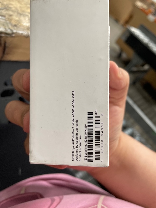 Photo 1 of ***ICLOUD LOCKED / NON-FUNCTIONAL*** Apple AirPods Pro 3 Wireless Earbuds, Active Noise Cancellation, Live Translation, Heart Rate Sensing, Hearing Aid Feature, Bluetooth Headphones, Spatial Audio, High-Fidelity Sound, USB-C Charging