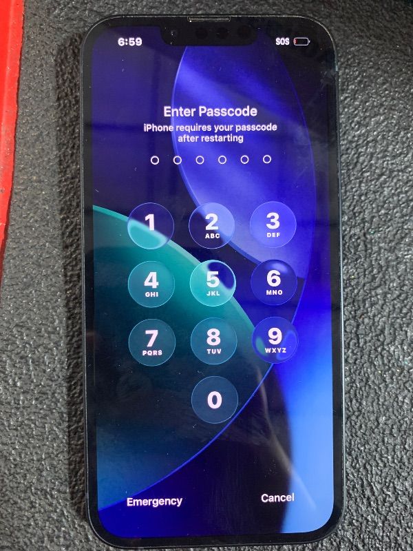 View 3 of ***LOCKED******FOR PARTS ONLY***Apple iPhone 14, 256GB, Midnight - locked