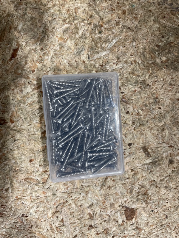 Photo 1 of #4 x 3/4" (100 Pack) Pan Head Phillips Screws Sheet Metal Self-Tapping Screws, 304 Stainless Steel Screw