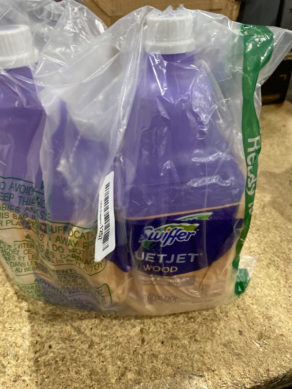 Photo 1 of **Stock Pic for Reference** Swiffer Wetjet Wood Floor Cleaner Solution Refill, 42.2 Oz - 2 Pack