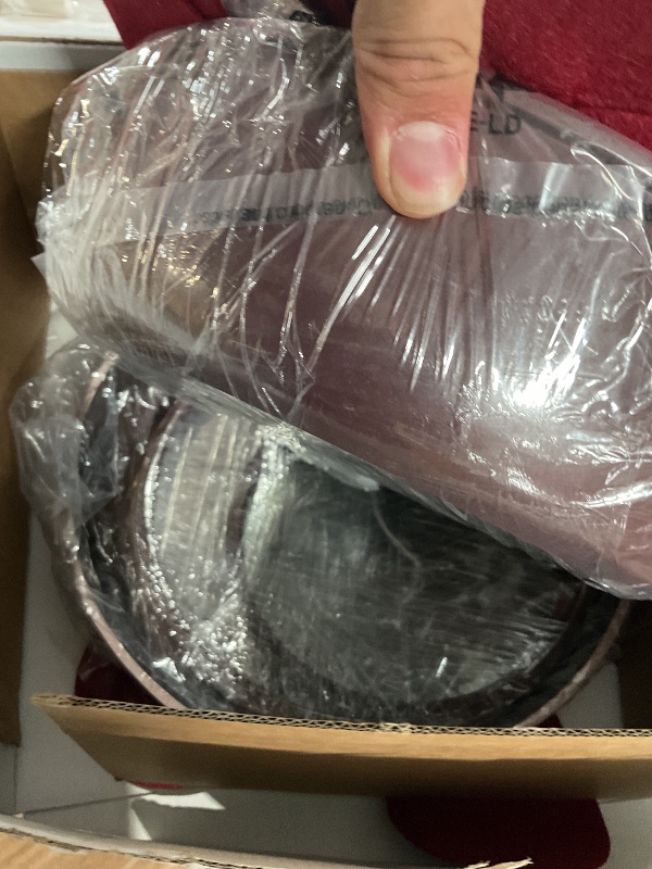 Photo 1 of **MISSING ONE LID AND UTENSILS**CAROTE Pots and Pans Set Nonstick, 16pcs Cookware Set Nonstick Non-Toxic & PFOA&PFOS-Free, Dishwasher, RV/Camping Cookware Set, Cooking Pots with Lids,Wine Red