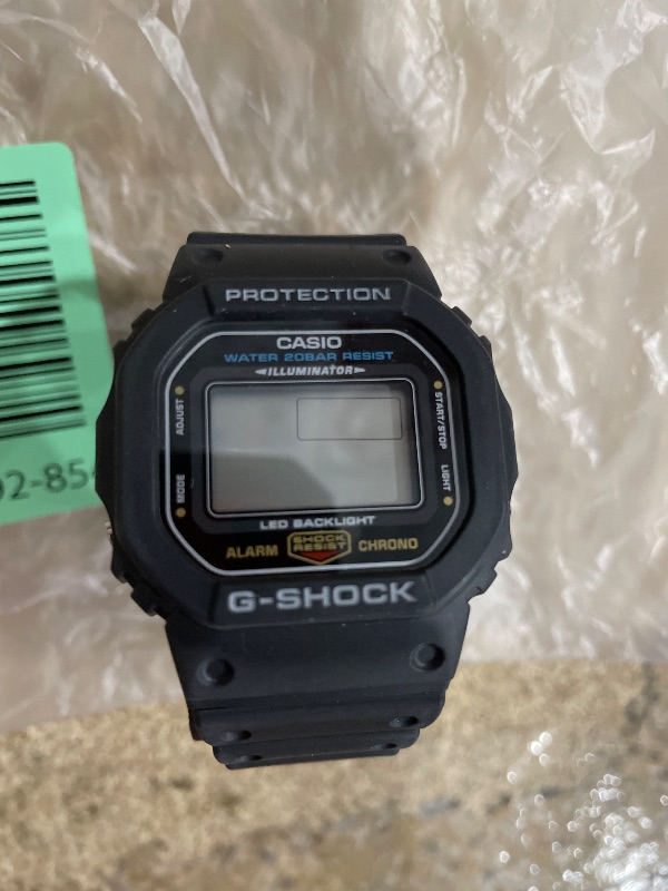 Photo 1 of ****FOR PARTS ONLY / NON-FUNCTIONAL**** G-SHOCK Casio Men Water Resistant Black Resin Sport Watch