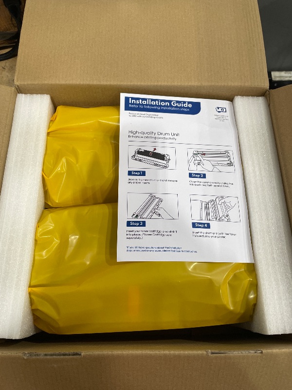 Photo 1 of ??DR223 DR223CL Drum Unit Set 4 Pack Replacement for Brother DR223CL DR-223 DR-223CL Drum MFC-l3770CDW Drum for MFC-l3710CW MFC-l3750CDW HL-l3270CDW Printer (1Black, 1Cyan, 1Magenta, 1Yellow)