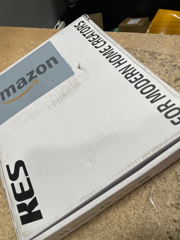 Photo 1 of ***missing base assembly piece** KES Black Bathroom Faucet Single Handle & Bathroom Sink Drain with Overflow, cUPC Certified Vanity Faucet with Pop Up Drain Stopper Stainless Steel Matte Black, L3156ALFF12-BK-C2