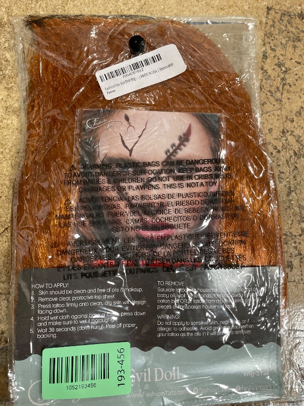 Photo 1 of  COSPLAY COLLECTION " WIG" EVIL DOLL 