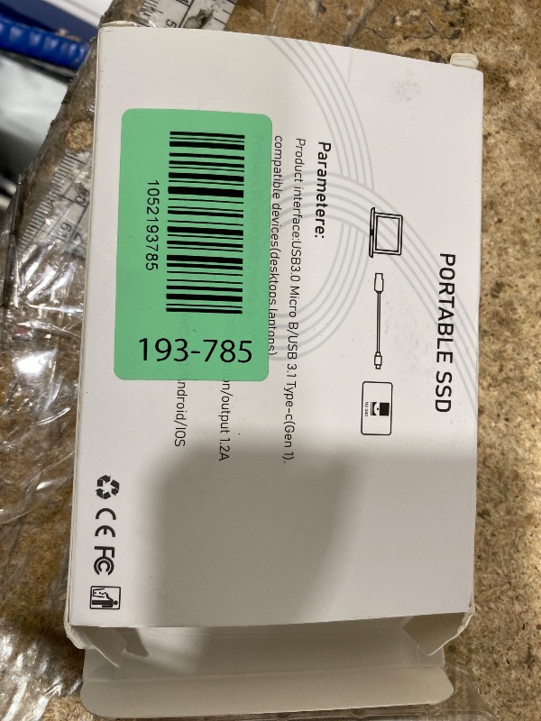 Photo 1 of 10T 10000GB External SSD Portable USB Storage Drive, Plug & Play Solid State Drive for PC, Mac, Laptop and Gaming Console, Compact Backup Storage