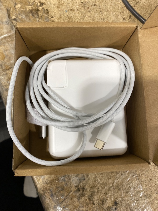 Photo 1 of 140W Mac Book Pro Charger,Compatible with Pro(16 inch 2021-2023)&(14 inch 2023),Air (13-15 inch 2021-2024),Include a USB C to T -Tip 3 Magnetic Braided Cable(6.6FT/2M)