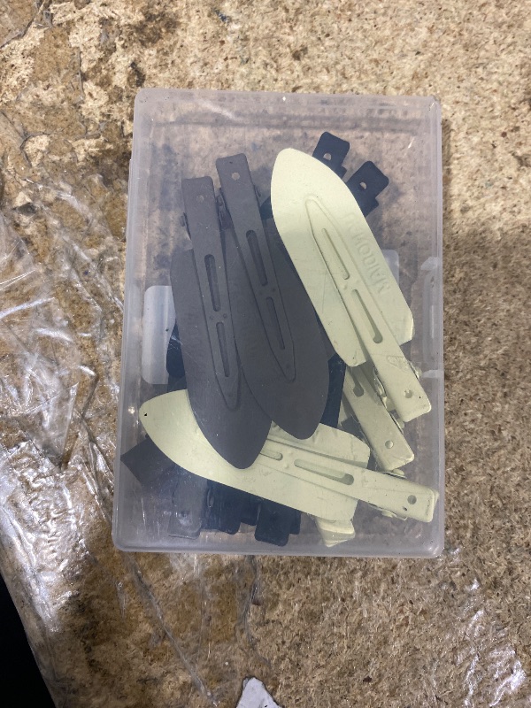 Photo 1 of 12 Pcs No Bend No Crease Hair Clips, Hair Clips Barrettes for Styling for Women Girls Makeup Accessories, Classic