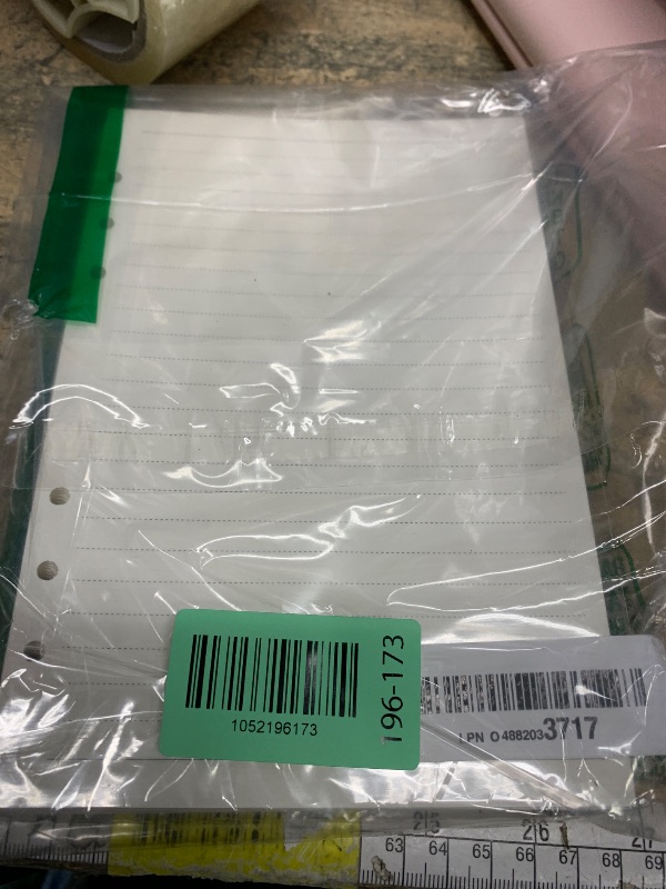 Photo 1 of (3-Pack) A5 Lined Refills Paper for Filofax Planner/Binders/Organizer, 6 Hole Punched Loose Leaf Paper, Total 300 Sheets/600 Pages, 100gsm, White, 148 x 210mm