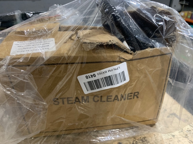 Photo 1 of ***MISSING ATTACHMENTS***SRGARH Pressurized Handheld Steam Cleaner, Portable Steamer for Cleaning with 1.2L Large Tank, 15s Fast Heat-Up, 6-Level Adjustable, Powerful Steam Cleaner for Home, Car, Kitchen, Tile, Grout(Black)