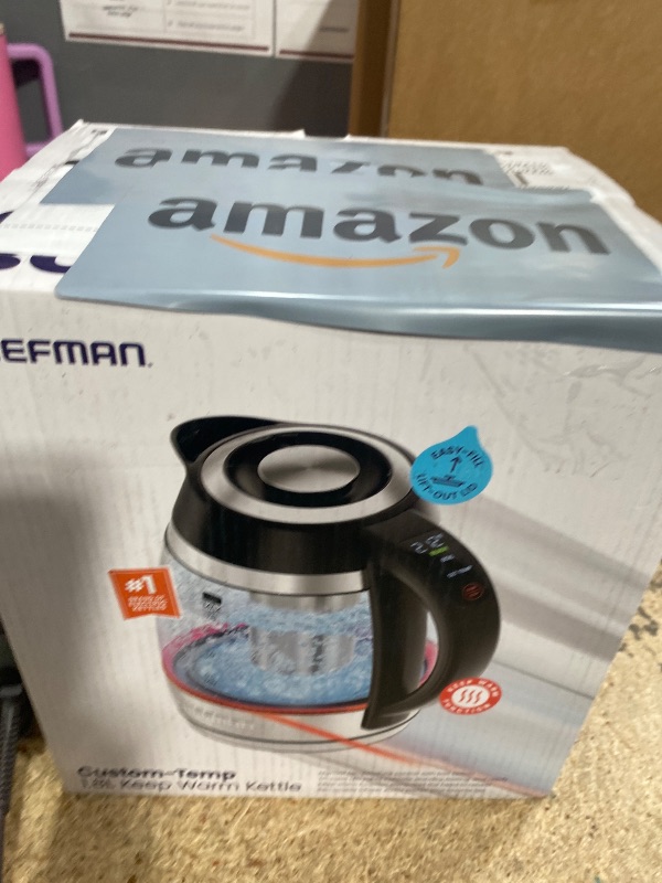 Photo 1 of 1.8L ELEC GLASS KETTLE DIGITAL WITH TEA INFUSER