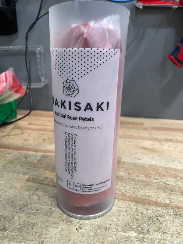 Photo 1 of (Pre-Separated, Scented) WAKISAKI Artificial Silk Rose Petals for Wedding Flower Petals for Romantic Special Night, for Proposal, Anniversary (1,000 PCS, Dark Red)