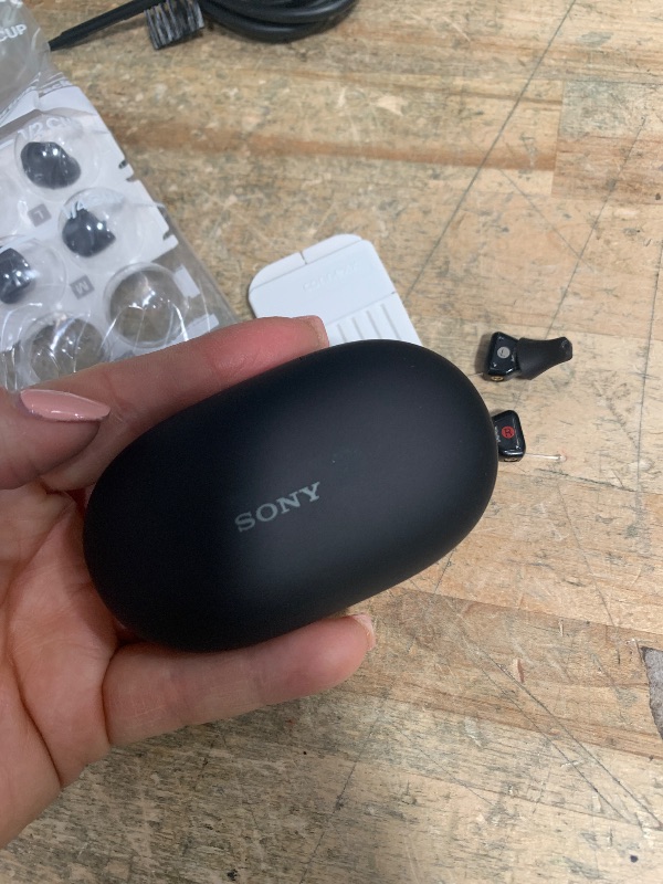 Photo 1 of **FOR PARTS ONLY/ NON-FUNCTIONAL*** Sony CRE-C20 Self-Fitting OTC Hearing Aids for Mild to Moderate Hearing Loss, Prescription-Grade Sound Quality, Compact Virtually Invisible Design, Customizable App, and Rechargeable Battery