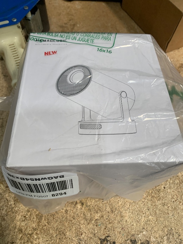 Photo 1 of ?Electric Focus?Magcubic Mini Projector 4K Support, Portable Projector with WiFi 6 and Bluetooth 5.4, Smart Proyector, 5W Soundbase Speaker, 180°Rotation for Home Theater