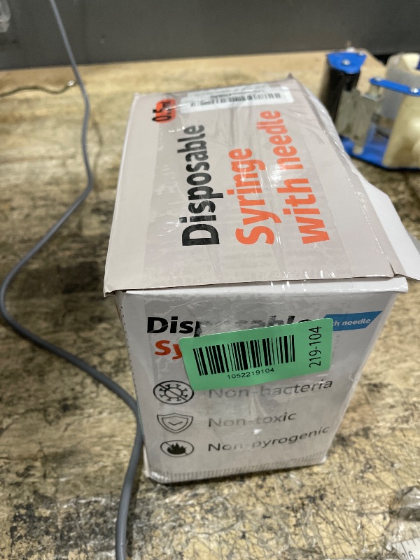 Photo 1 of 0.5ML Syringe, Lab Supplies Syringes 30G 5/16 Inch, Individually Wrapped, Pack of 100