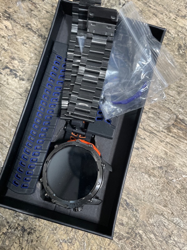 Photo 1 of **UNABLE TO TEST**Hwagol Smart Watches for Men (Call/Notification),1.52'' Military Smart Watch, Two Style Kits,Flashlight,100+Sport Modes/Heart Rate/Sleep Monitor/Pedometer