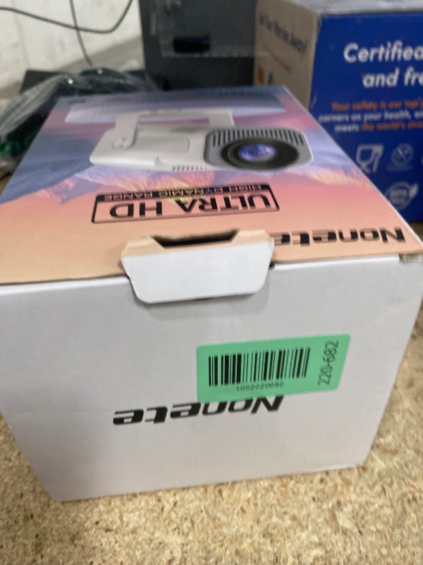 Photo 1 of [Projector 2026 Upgraded] Mini Projector Support 4K 1080P Auto Keystone 270°Rotatable with WiFi 6 and Bluetooth 5.2 Projector Portable Compatibile with HDMI/TV Stick/Memory Stick/Laptop,White